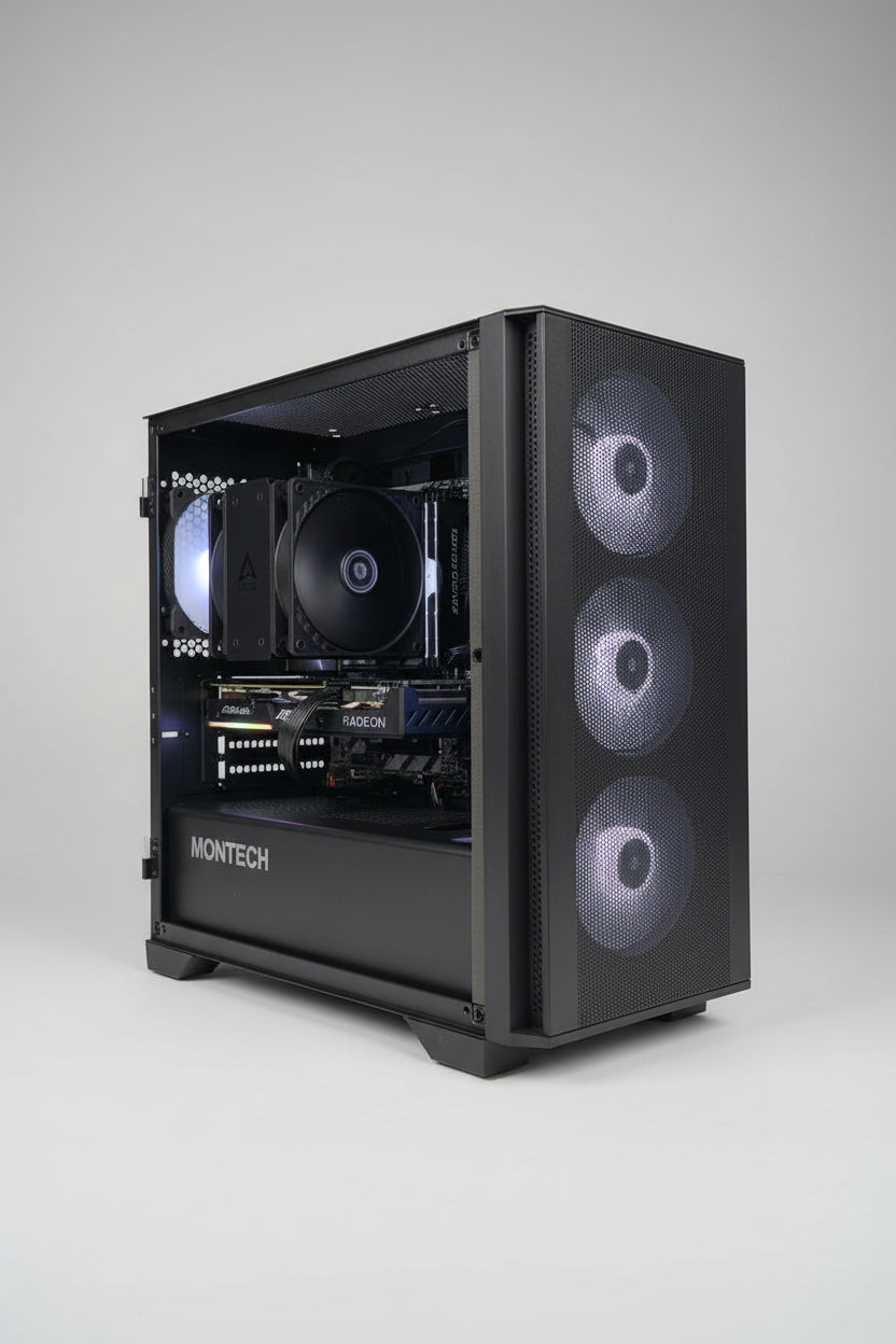 Gaming PC AMD Ryzen 7 7700 / RX 9060 XT 16GB / 32GB DDR5 / 1TB NVMe