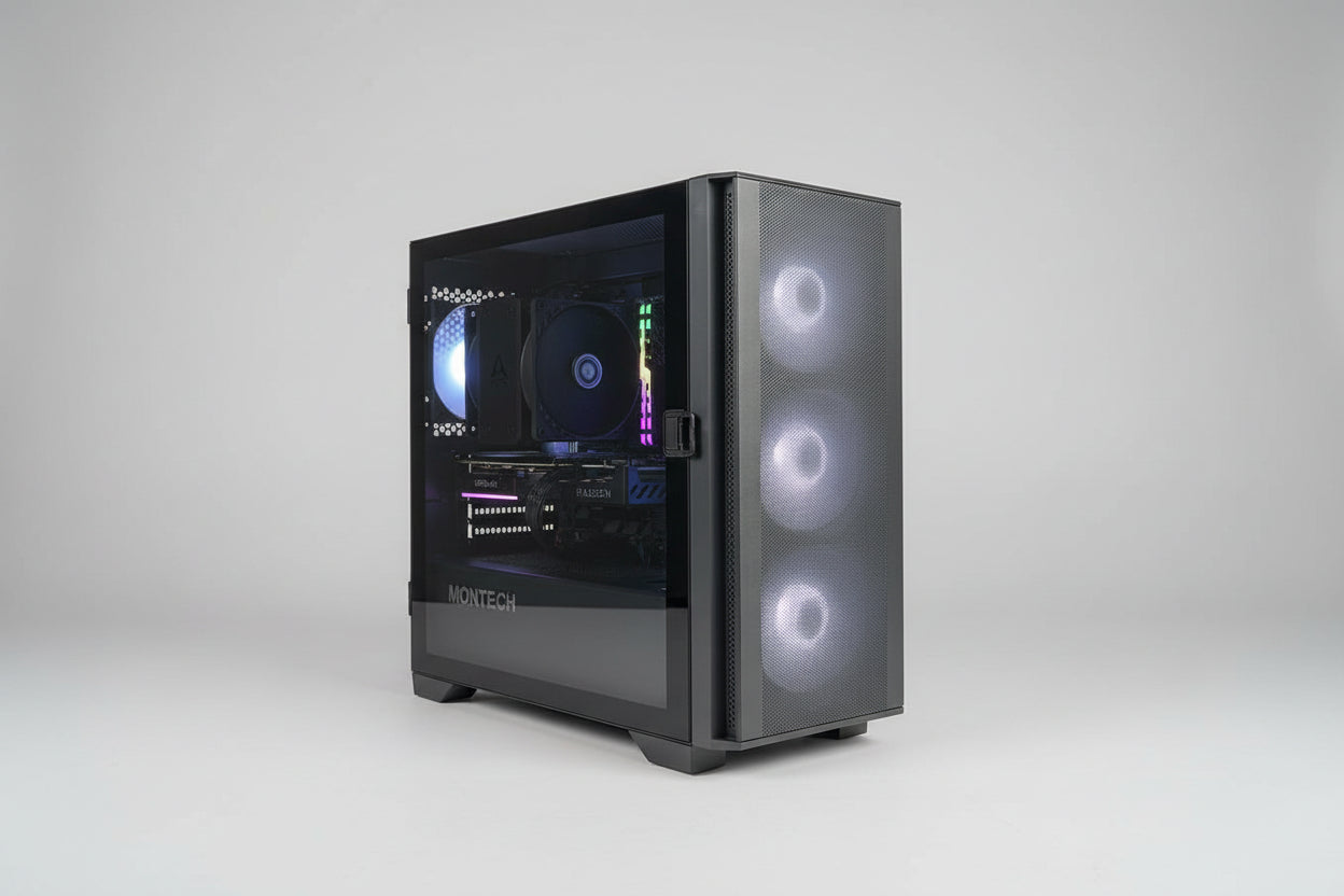 Gaming PC AMD Ryzen 7 7700 / RX 9060 XT 16GB / 32GB DDR5 / 1TB NVMe