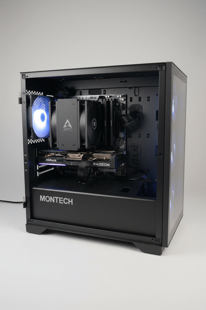 Gaming PC AMD Ryzen 7 7700 / RX 9060 XT 16GB / 32GB DDR5 / 1TB NVMe